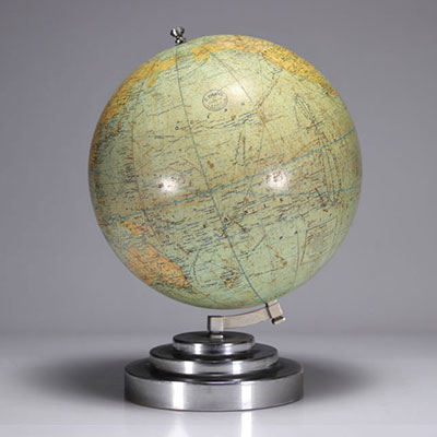Jacques ADNET (1900-1984) terrestrial globe
