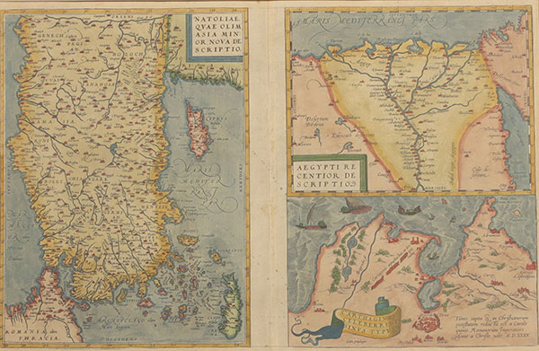 Maps (2) of Egypt and Tunisia 1590