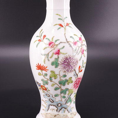 中国 - XIX - 花瓶 - 石竹图