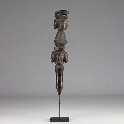 Luba scepter top - 20th century - DRC
