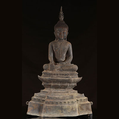 Thailande – Bouddha bronze – Fin 19ème siècle