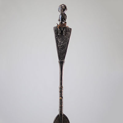 Luba scepter surmounted by a figure