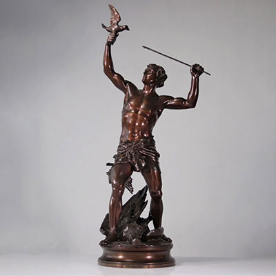 Adrien Etienne GAUDEZ (1845-1902) Large bronze 