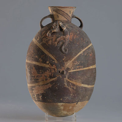 Large anthropomorphic Chancay funerary urn, Peru, AD 1100–1400