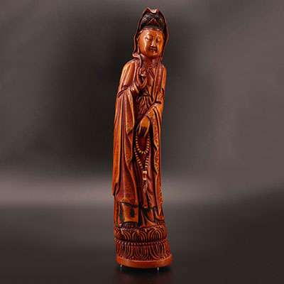 China - Guanyin goddess in ivory 19th
