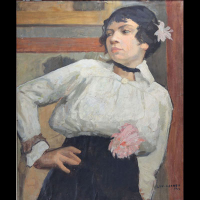 Luc LAFNET (1899-1939) Oil on panel 