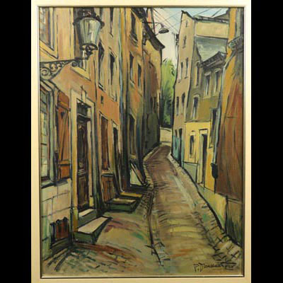 卢森堡 - Pierre DROESSAERT（1923-1997）《卢森堡街》 