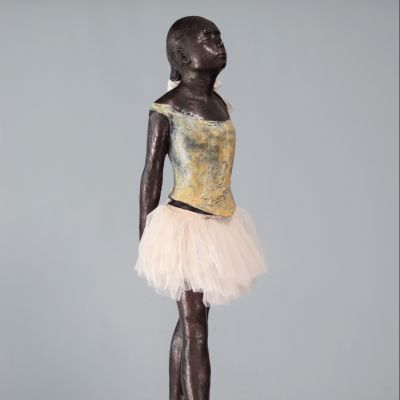 Edgar Degas, (d’après).La petite danseuse de 14 ans Bronze à la cire perdue