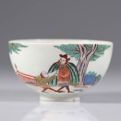 China bowl with rare Dutch decor called 