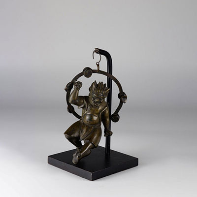 Japan Oni bronze to hang Meiji period 19th