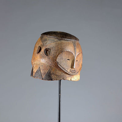 FANG helmet mask, Gabon. Late 19th / early 20th century. Ex S. Pelt coll., Amsterdam