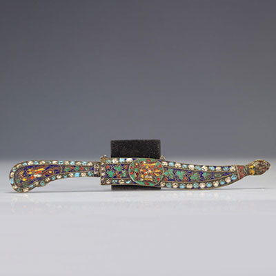 Ceremonial dagger with enamel decoration and double-headed eagle