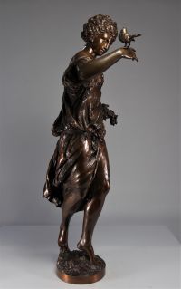 Mathurin MOREAU (1822-1912) grand bronze (1m10) 