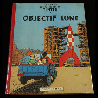 BD - Tintin Objectif Lune
