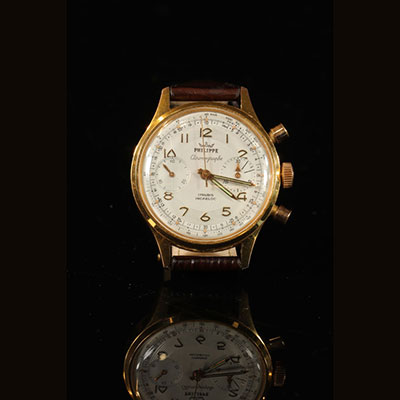 Philippe 50年代镀金计时男士手表