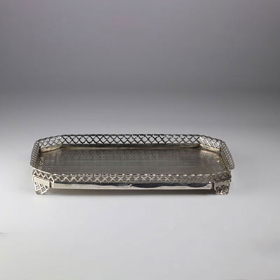 20th century solid silver tray