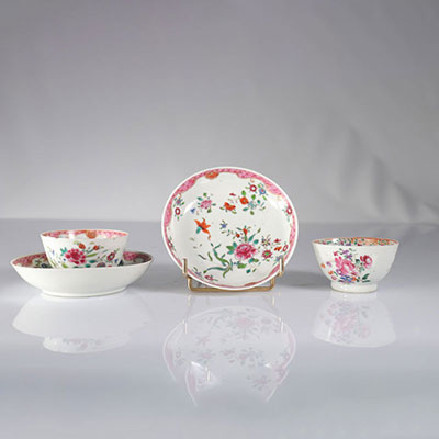 Pair of bowls and under bowls Compagnie des Indes 18th