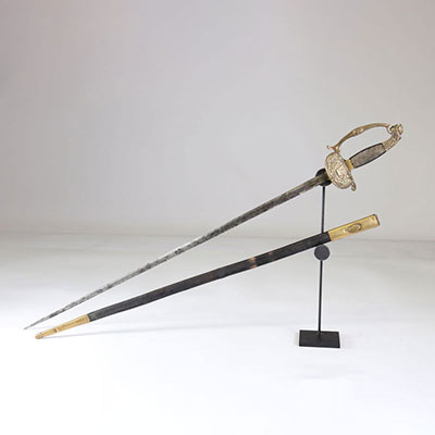 French musician sword late 19th century