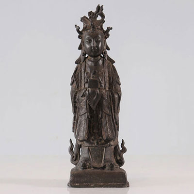 Statue de Guanyin en bronze d'époque Ming