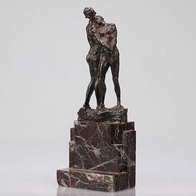 Philippe WOLFERS (1858-1929)  Bronze à la cire perdue Art Déco 