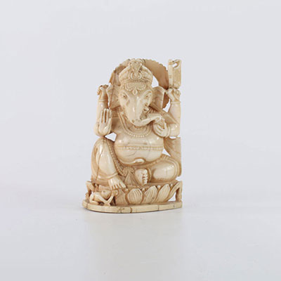 Inde Ganesh sculpté 1900