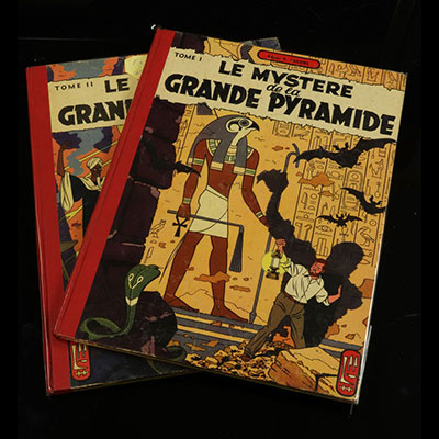 BD - Le mystère de la grande pyramide 1955 (Tome I et II)