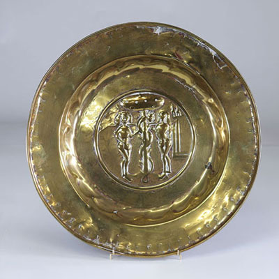 Offering dish decorated with Adam and Eve 17th Region: Germany Period: 17th
