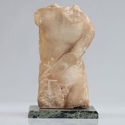 Buste romain en marbre - provenance : private estate / belgian collection