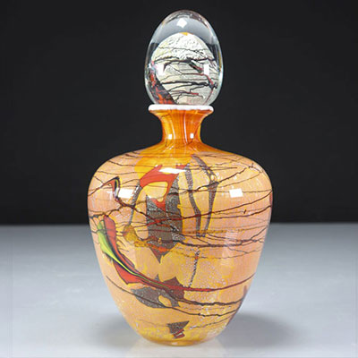 French Sarte glass bottle