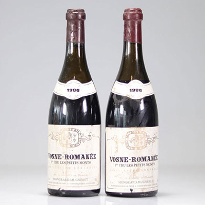 Lot of 2 Vosne-Romanée (Mongeard-Mugneret) 1986