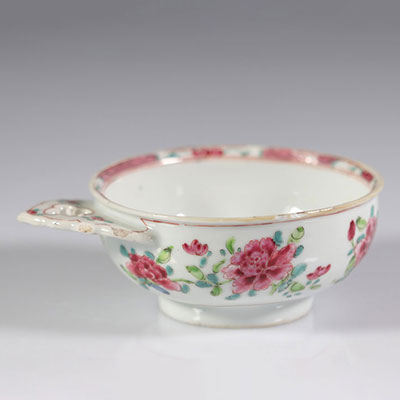 China porcelain bowl with handle 18th Qianlong