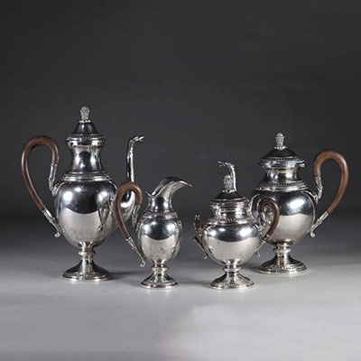 Empire style sterling silver service