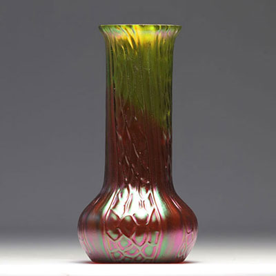 Loetz att. iridescent vase 1920
