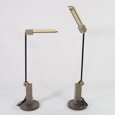Italie - Paire de lampe de bureau, Ernesto Gismondi pour Artemide - 1980