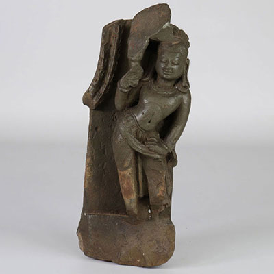 Asia carved stone deity
