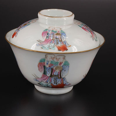 CHINA - covered bowl - 