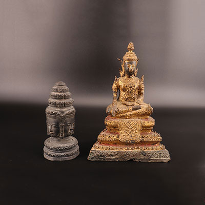 两件19世纪亚洲青铜器