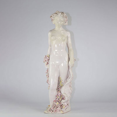 PAUL POUCHOL (1904-1963) Importante sculpture en céramique émaillée