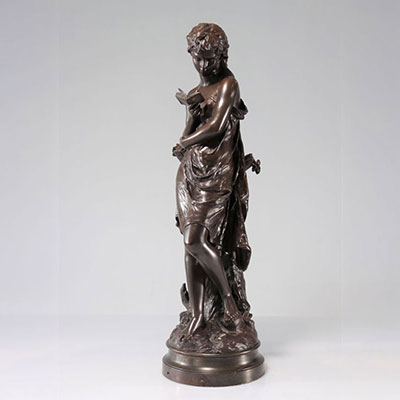 Hippolyte François MOREAU (1832-1927) imposant bronze 