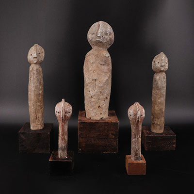 Collection de pierres sculptées africaines 