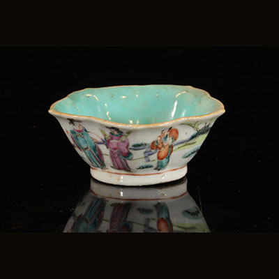 中国-中国瓷碗-粉彩