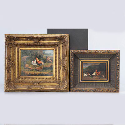 Set of 2 paintings 