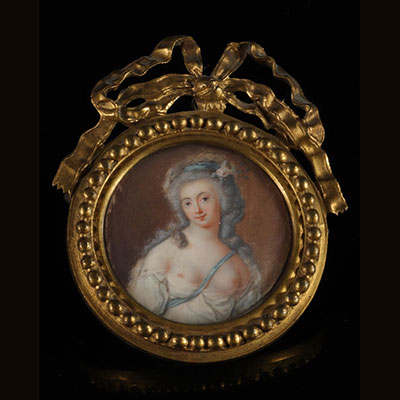 Grande miniature érotique Louis XVI