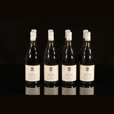 Wine - 8 bottles 75 cl Red Santenay Santenay La Comme 1er cru 1er cru 1981
