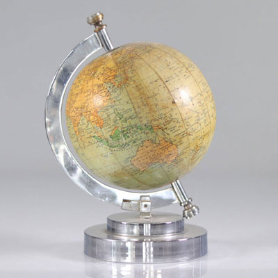 Jacques Adnet terrestrial globe