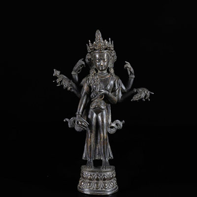 China Tibet bronze statue Qing period