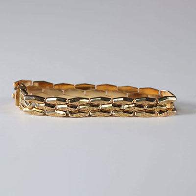 Bracelet en or poinçon 750 (26.4 grammes)