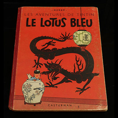 BD - Tintin Le lotus bleu 1946