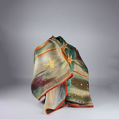 Hermes Fire of the sky scarf 90x90