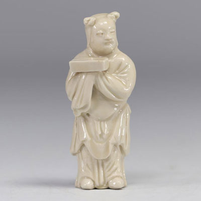 Chine - statue de personnage d'époque Qing (1644 -1912)